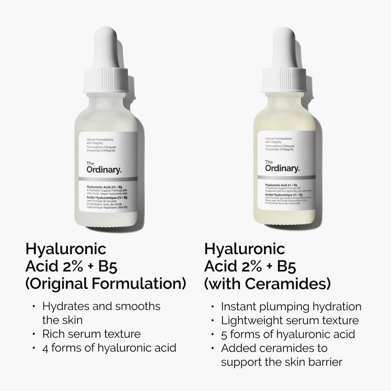 Hyaluronic Acid Duo (Original Formulation + with Ceramides)